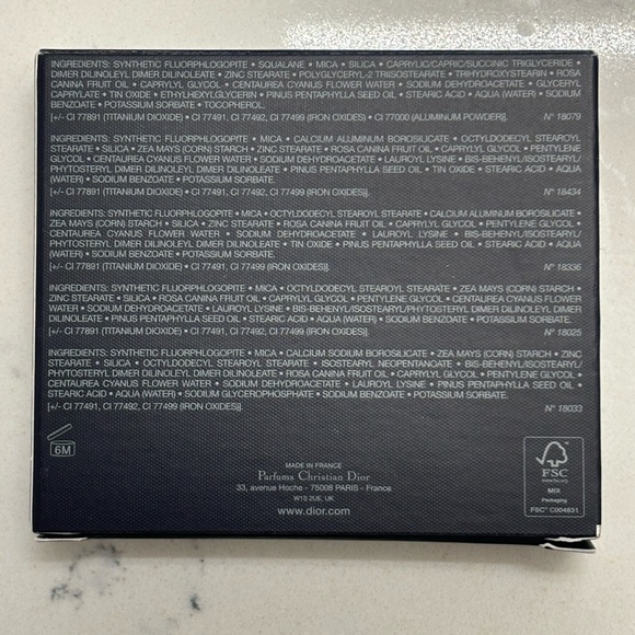 🆕 BNIB Diorshow 5 Couleurs Eyeshadow Palette - 649 Nude Dress - Picture 8 of 9